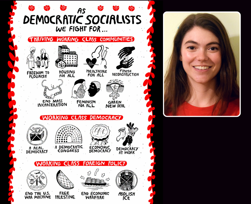 DSA program in graphic form, Ella Teevan head shot