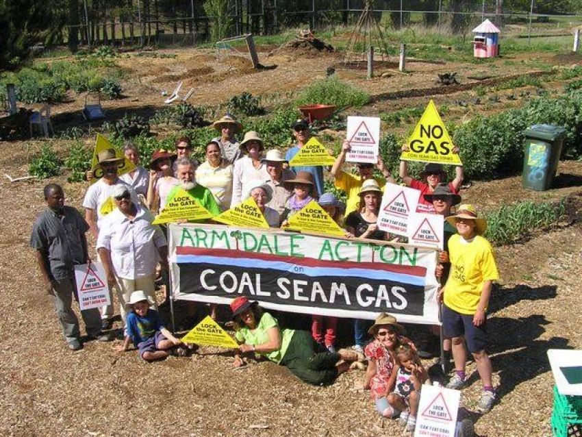 Armidale Action on Coal Seam Gas group photo