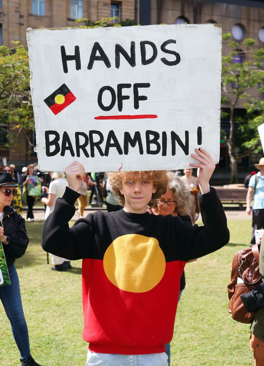 Hands off Barrambin