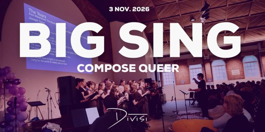 Artwork and image for event "Big Sing 2026" 4:30pm-7:30pm 75 Reid Street, 75 Reid St, Fitzroy North VIC 3068