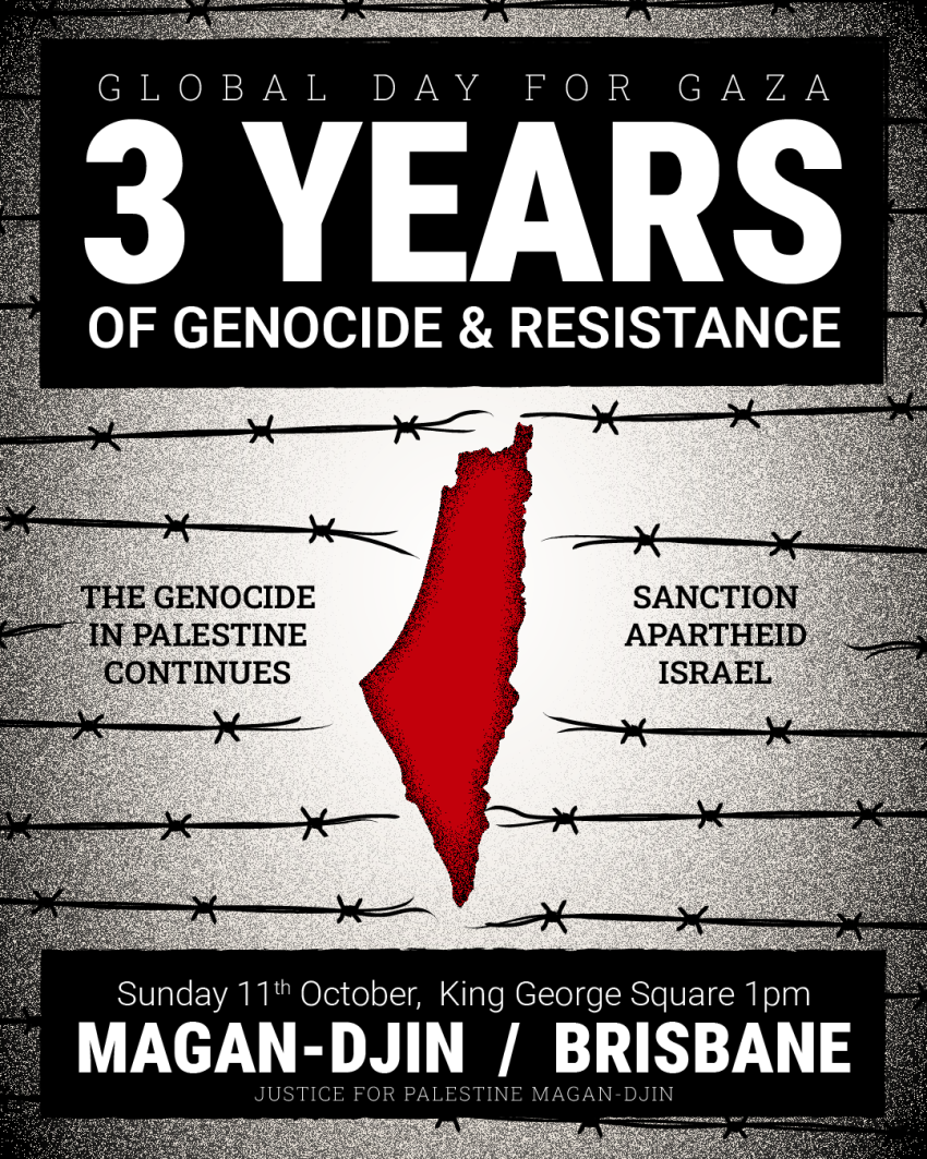3 years of genocide brisbane