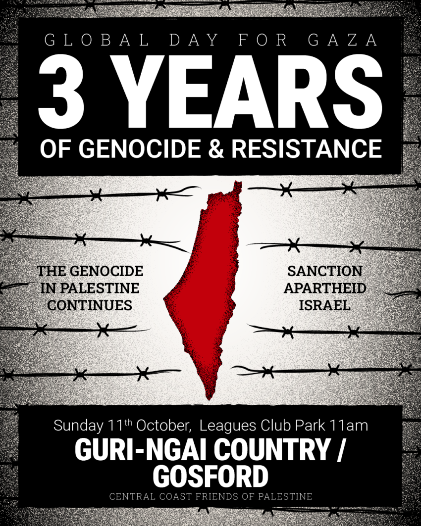 3 years of genocide gosford