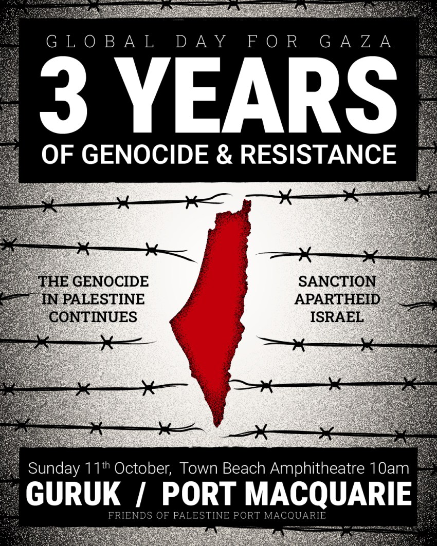 3 years of genocide port macquarie