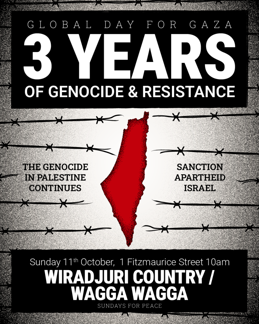 3 years of genocide wagga