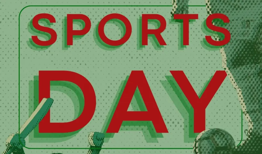 Artwork and image for event "Sports Day 2026" 1pm-7pm 11/09/2026 Basketball and Netball Half Court, Hood Street & Services Road, The University of Queensland,  St Lucia QLD 4067