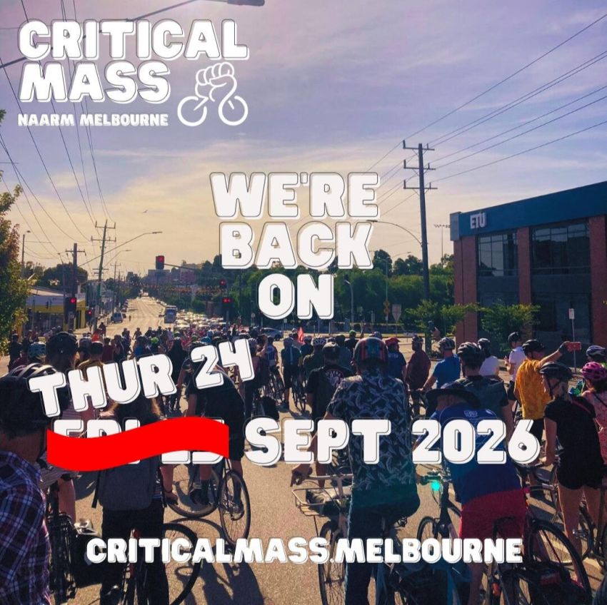 Artwork and image for event "Critical Mass" 5:30pm 25/09/2026 State Library Victoria, 328 Swanston St, Naarm VIC 3000