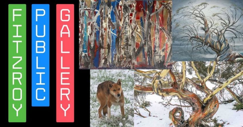 Artwork and image for event "Snow Gum Art Show" 3pm-5pm 13/09/2026 Fitzroy Public Gallery, 125 Smith St, Fitzroy VIC 3065