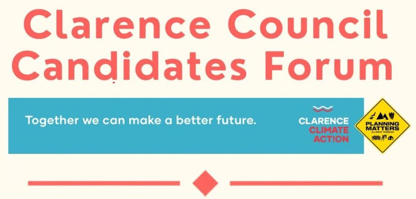 Artwork and image for event "Meet Your Clarence City Council Candidates" 6pm-8pm 07/10/2026 Rosny Park Bowls Club, 40 Bastick St, Rosny TAS 7018
