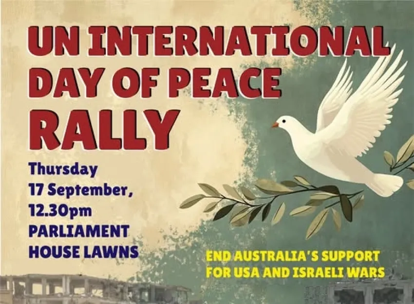 Artwork and image for event "UN International Day of Peace Rally" 