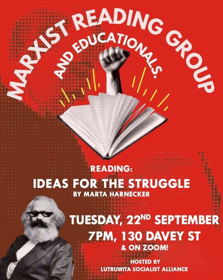 Marxist Reading Group: Ideas for the Strugle by Marta Harnecker