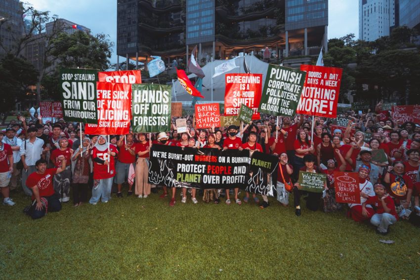 Labour Day rally