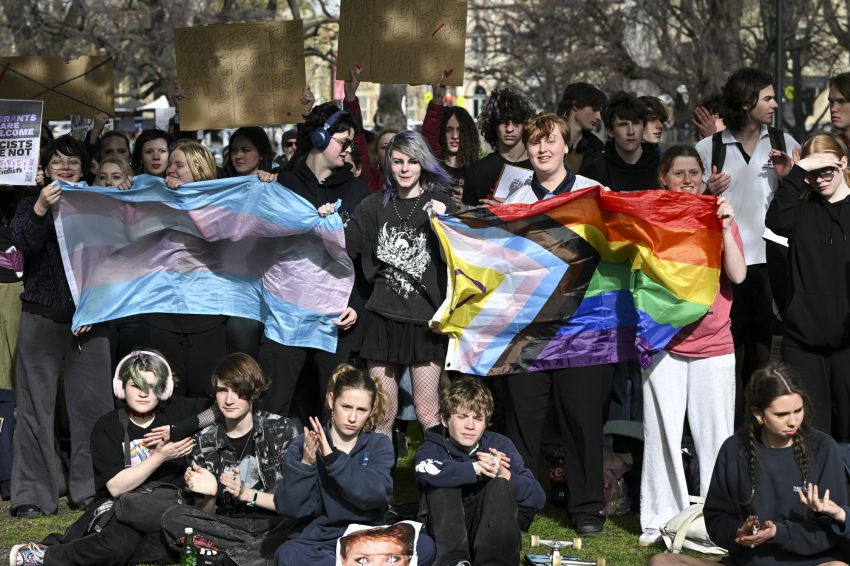 hobart against hate rally