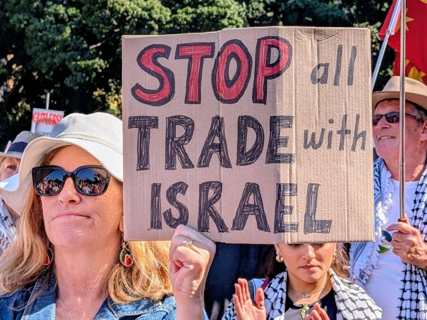 stop trade with israel brain mahony