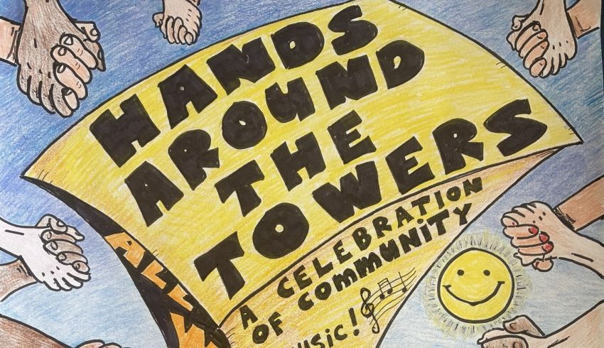 Hands Around the Towers Sun 4 Oct