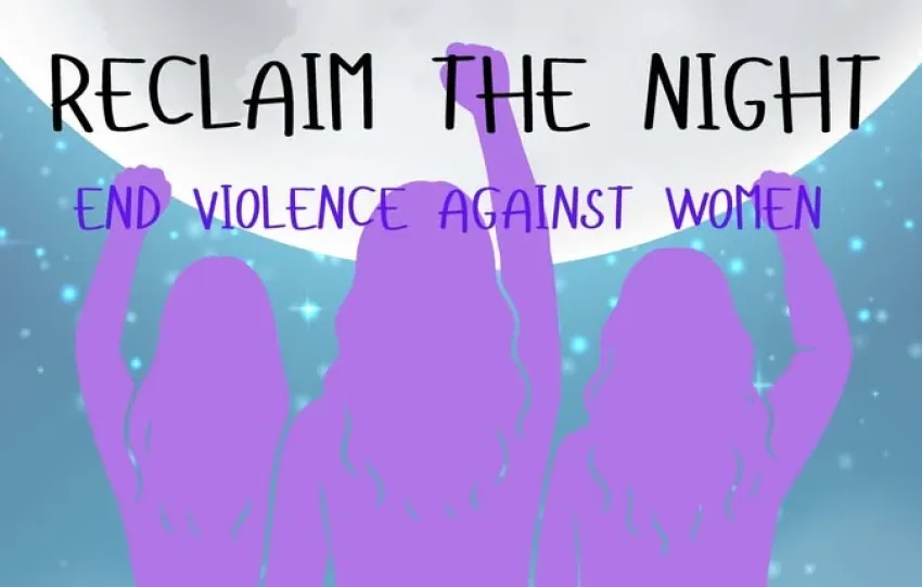 Artwork and image for Reclaim the Night 2026 events on the Fraser Coast