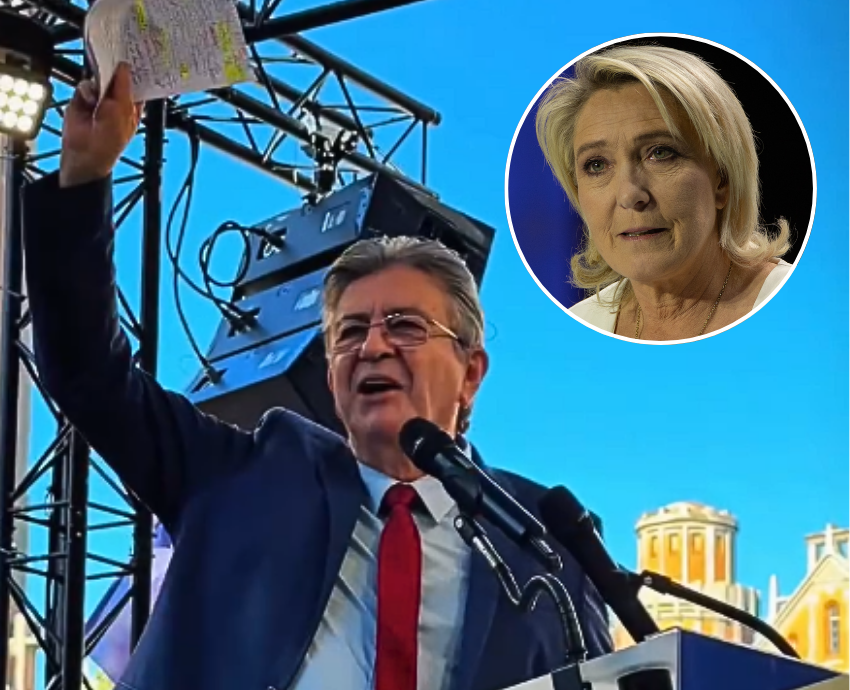 Jean-Luc Melenchon, Marine Le Pen