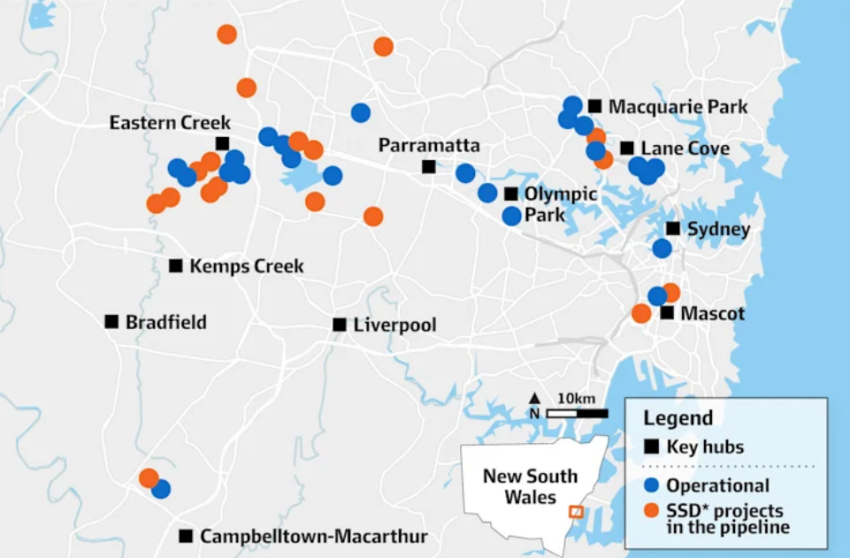 data centre locations in NSW