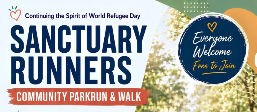 Artwork and image for event "​Sanctuary Runners – Community Parkrun & Walk" 7:30am 17/10/2026 Carisbrooke Park, Main N Rd, Salisbury Park SA 5109