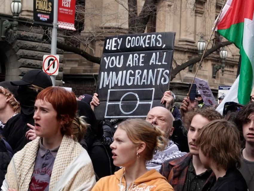 Anti-racism protest in Naarm