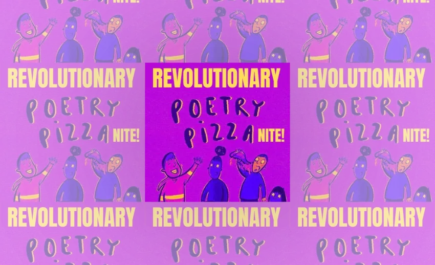 Artwork and image for event "Revolutionary Poetry from Palestine and Latin America – End of year party" 5pm-1030pm 13/11/2026 Centro Cultural Latinoamericano, Hut 47/ 142 Addison Rd, Marrickville NSW 2204