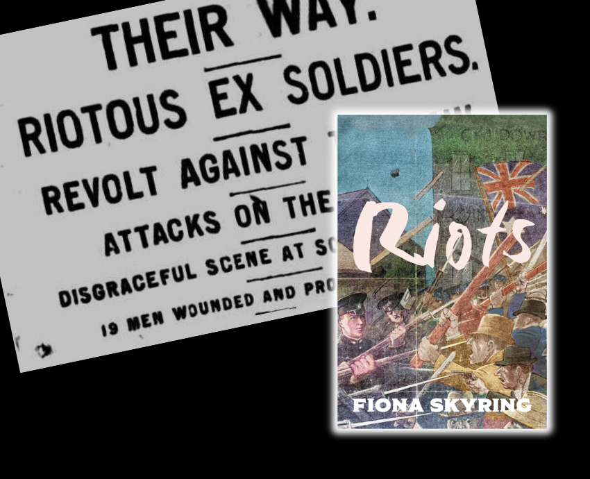 news headline, book cover