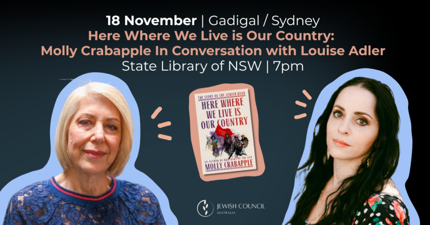 Here Where We Live is Our Country: Molly Crabapple In Conversation with Louise Adler poster