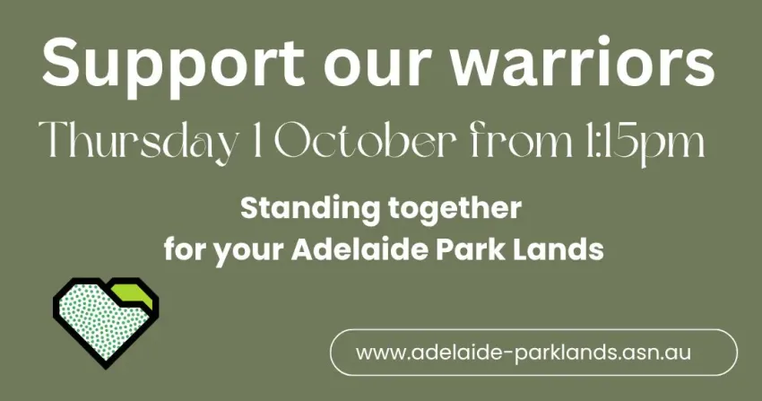 Artwork and image for event "Federal Court Judgement: Support Our Warriors" 1:15pm 01/10/2026 Federal Court of Australia, 3 Angas St, Adelaide SA 5000