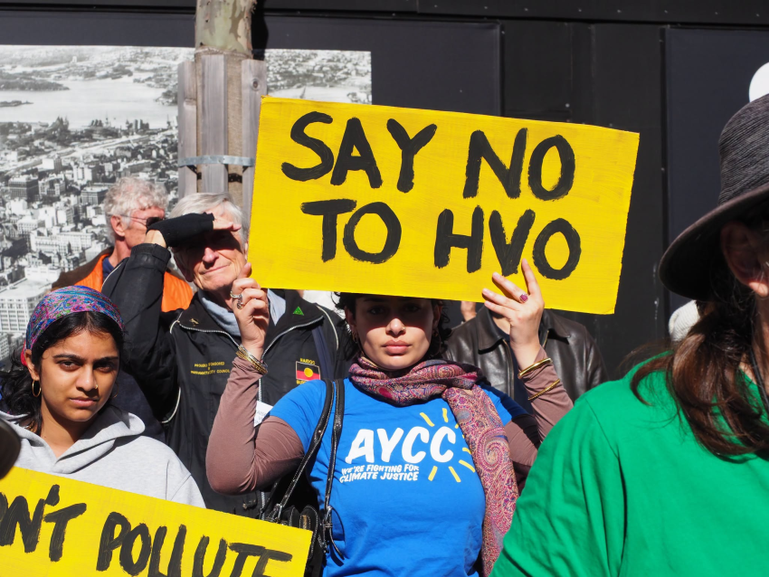 HVO protest PB