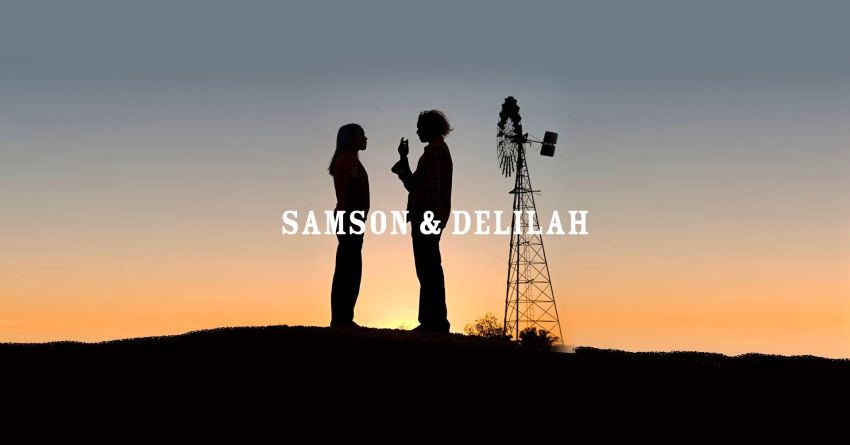 Banner poster for the motion picture film Samson & Delilah