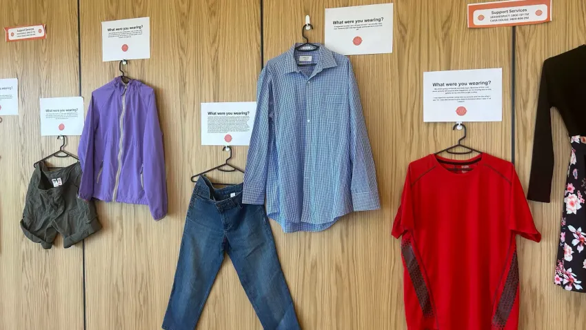Items from the What Were You Wearing Exhibition