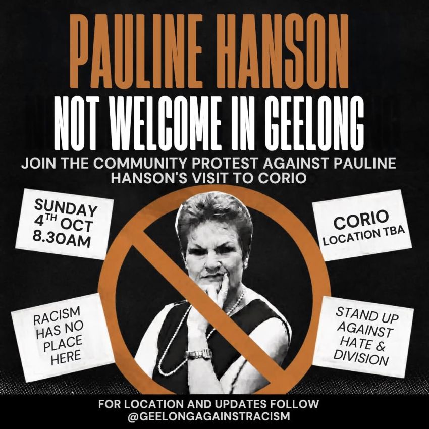 hanson not welcome