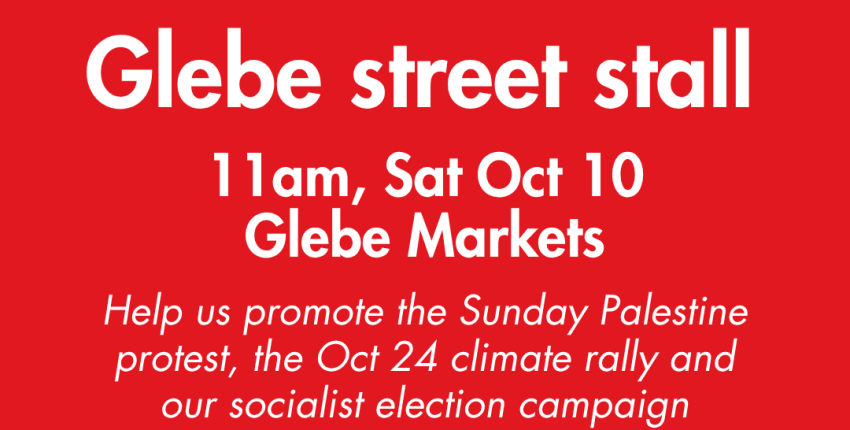 glebe street stall