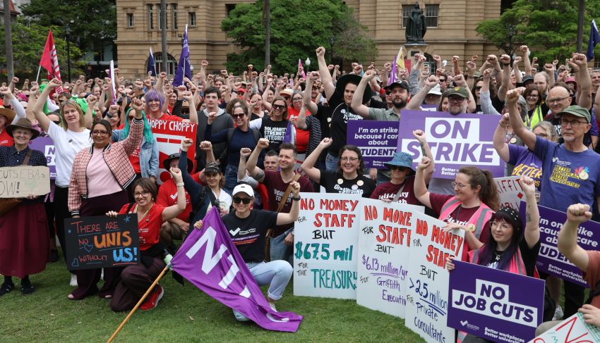 NTEU strike action, October 8