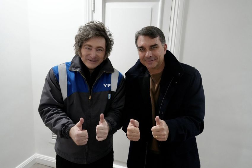 Milei and Bolsonaro