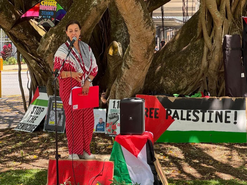 cairns rally for palestine