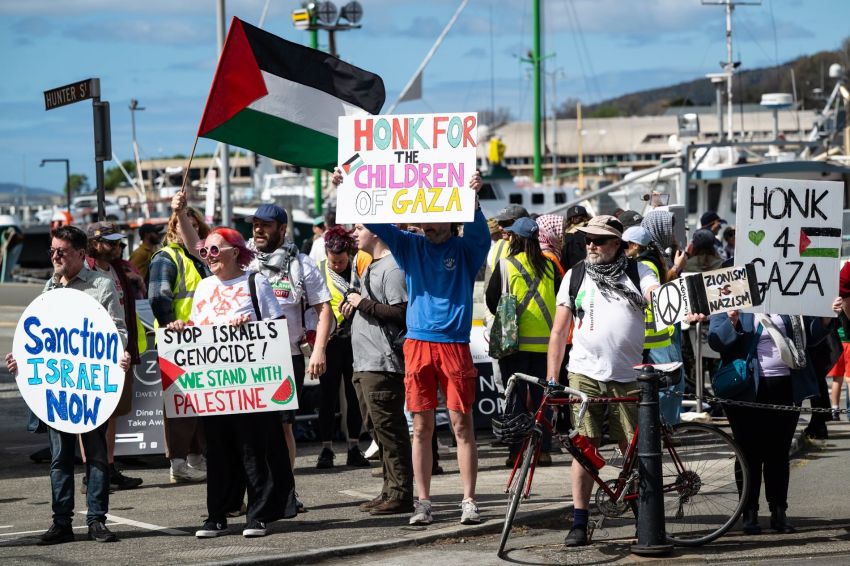 Hobart Palestine rally