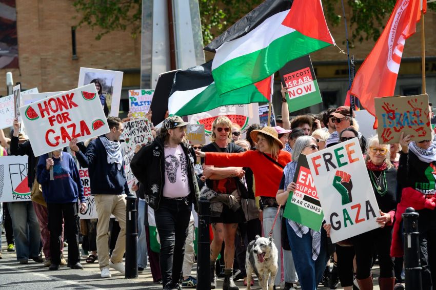 Hobart Palestine rally