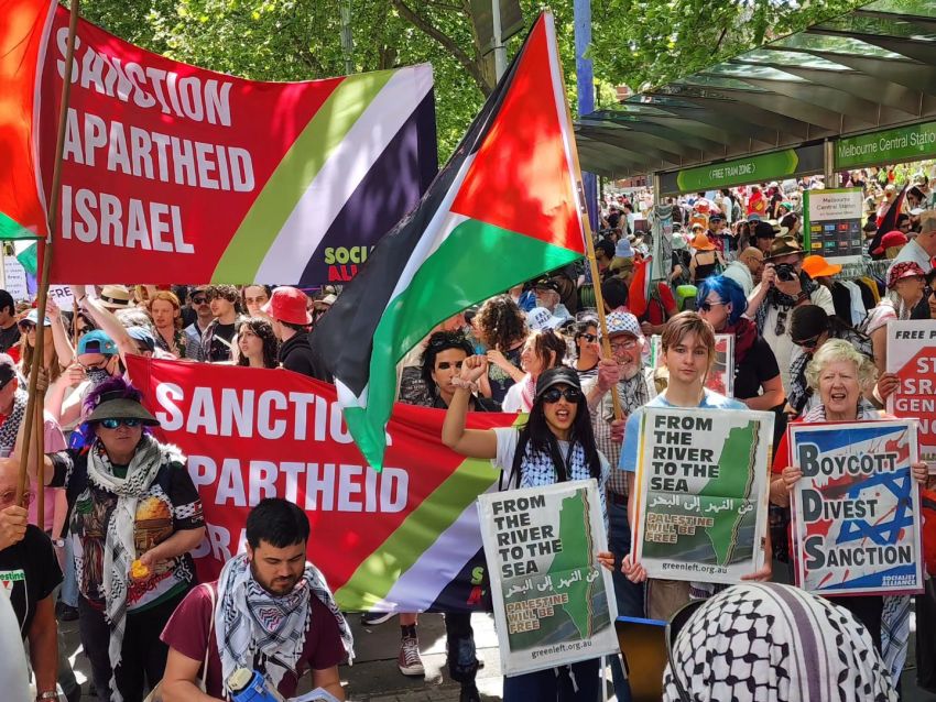 Melbourne protest for Palestine