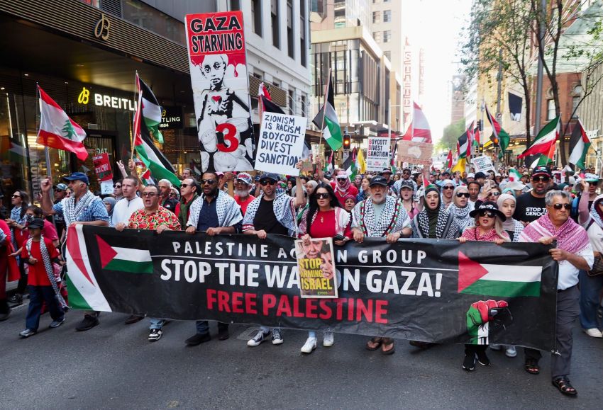sydney palestine rally