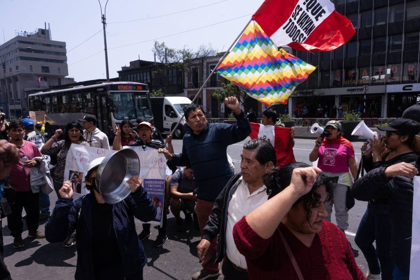 Public transport workers on strike