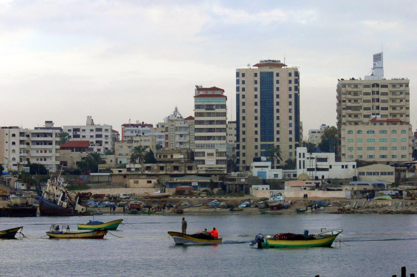 Gaza coastline in 2007