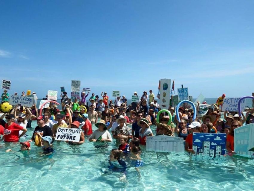 Cairns climate change rally November 2015.