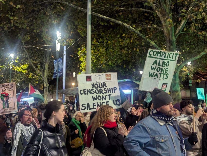 Censorship won't silence us!, Naarm/Melbourne, June 9