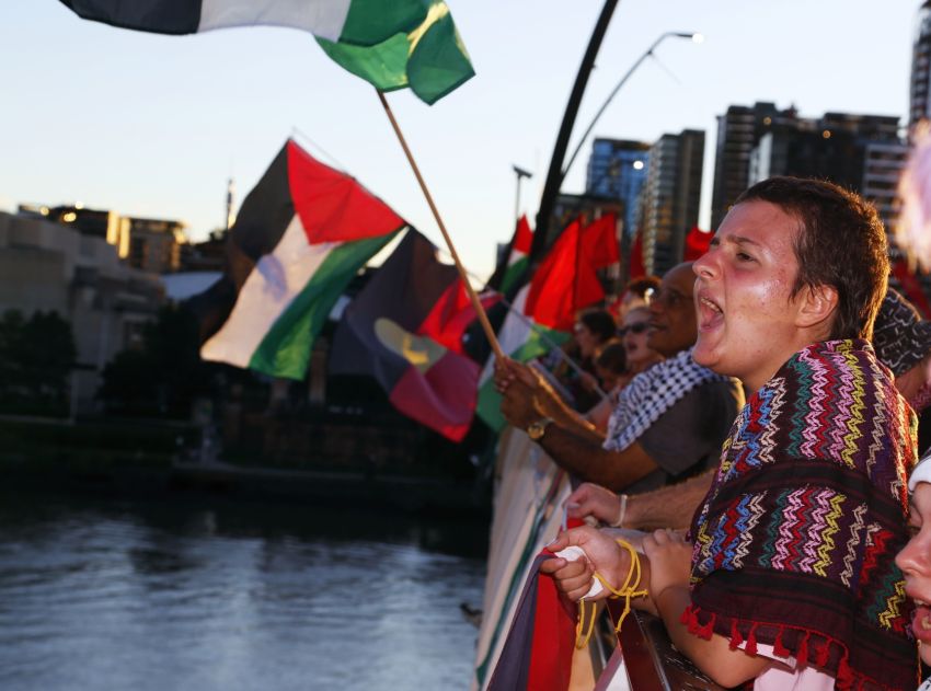 Rally in Magan-djin/Brisbane, March 30