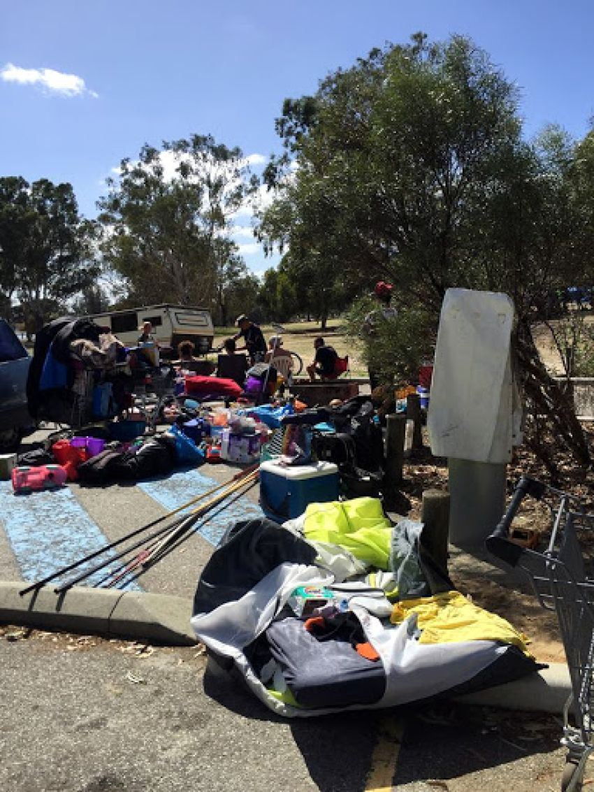 Confiscated items at Matagarup