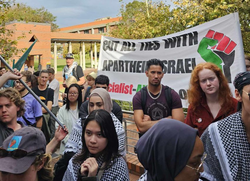 Rally at Curtin Uni, May 9 Rally at Curtin Uni, May 9