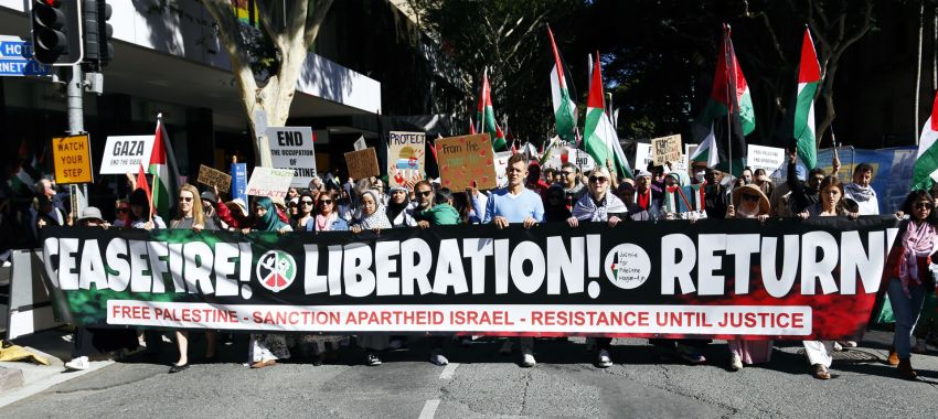 Marching for Gaza: Ceasefire, liberation, return