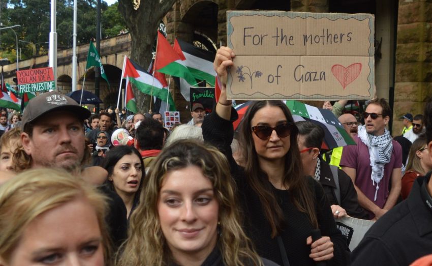 For the mothers of Gaza, Gadigal/Sydney, May 12. For the mothers of Gaza, Gadigal/Sydney, May 12.