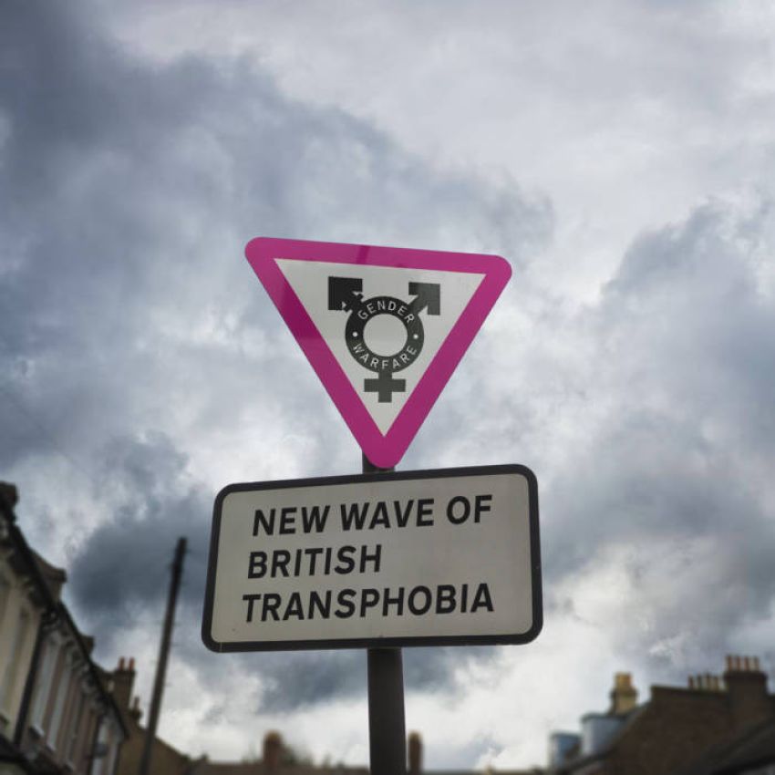 GENDER WARFARE - NEW WAVE OF BRITISH TRANSPHOBIA album sleeve