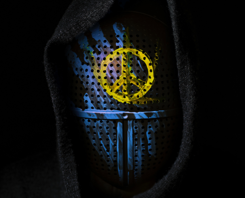 Ukraine peace sign